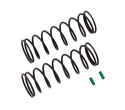 81222 Front Springs V2, verde, 4,9 lb/in, L70, 9,5T, 1,6D