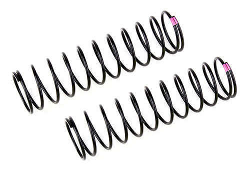 81233 Muelles traseros V2, rosa, 3,7 lb/in, L86, 12,00T, 1,6D