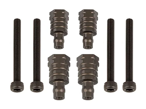 81591 Bujes de amortiguador RC8B4 FT, 14mm y 17mm, aluminio