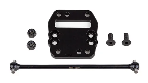 81645 Adaptador RC8B4e FWB/RWB y juego de cardan de 96,5 mm